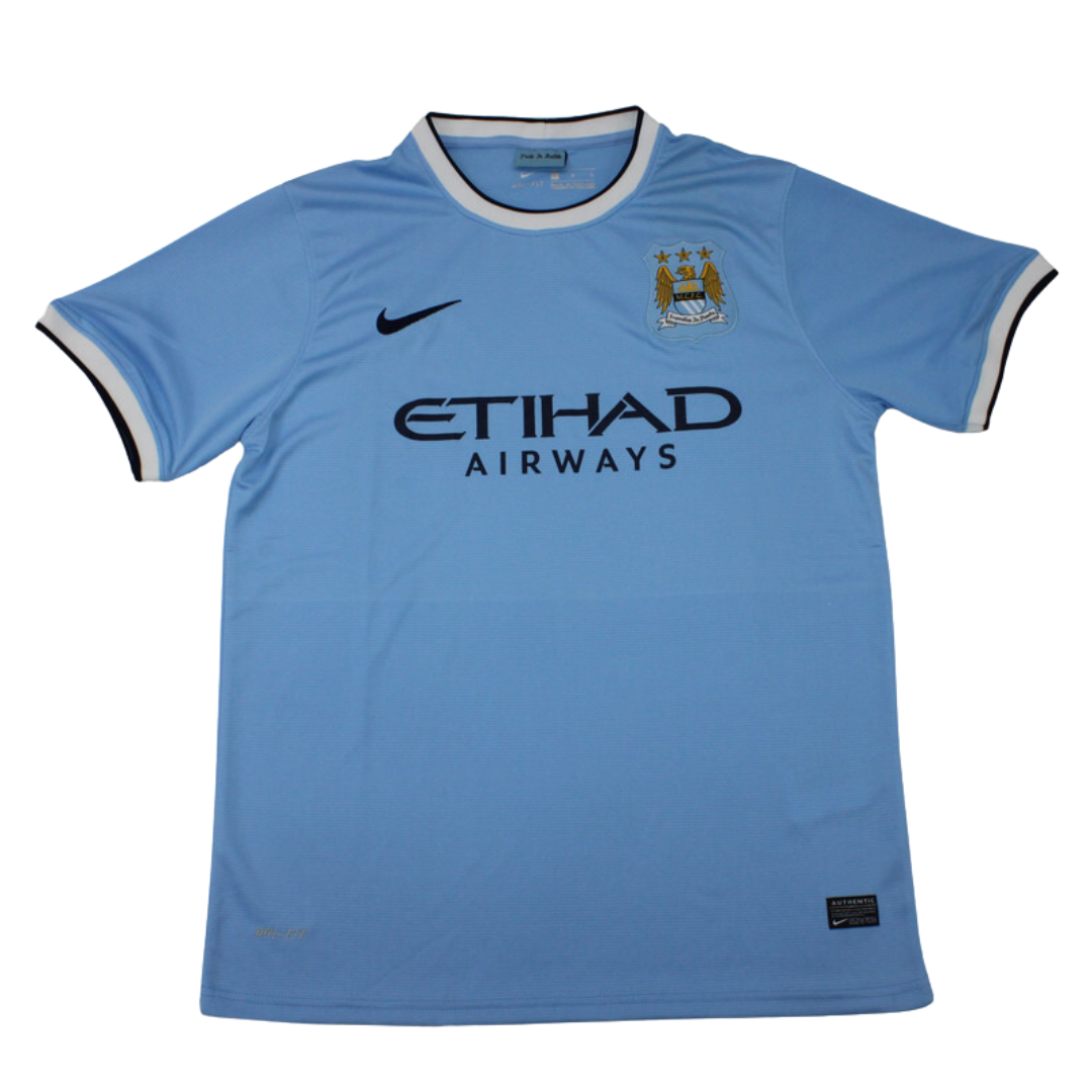 Camisa Manchester City Home 13/14 - Versão Retrô "Toure Yaya" Nº 42 - Imagem 2