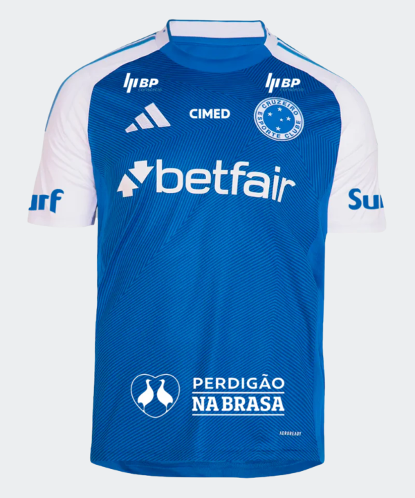 Camisa Cruzeiro 2025/26 I Com Patrocínios
