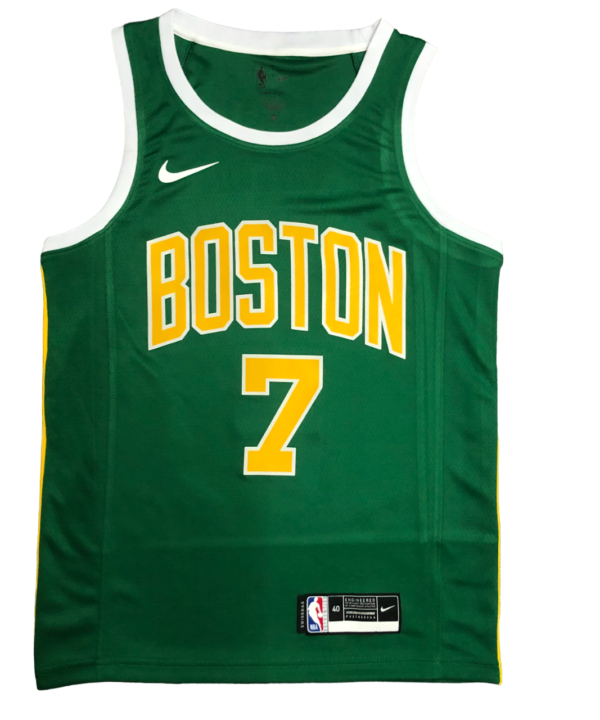 Regata NBA Boston Celtics Gold Authentic Brown 7 - Verde