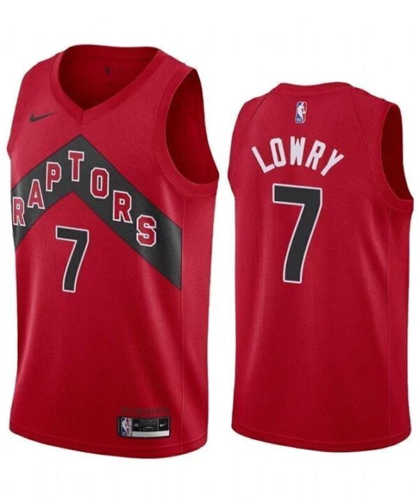 Regata NBA Toronto Raptors Icon Edition 20/21 Swingman Authentic Lowry 7 - Vermelha
