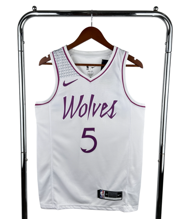 Regata NBA Minnesota Timberwolves Authentic Edwards 5 - Branca