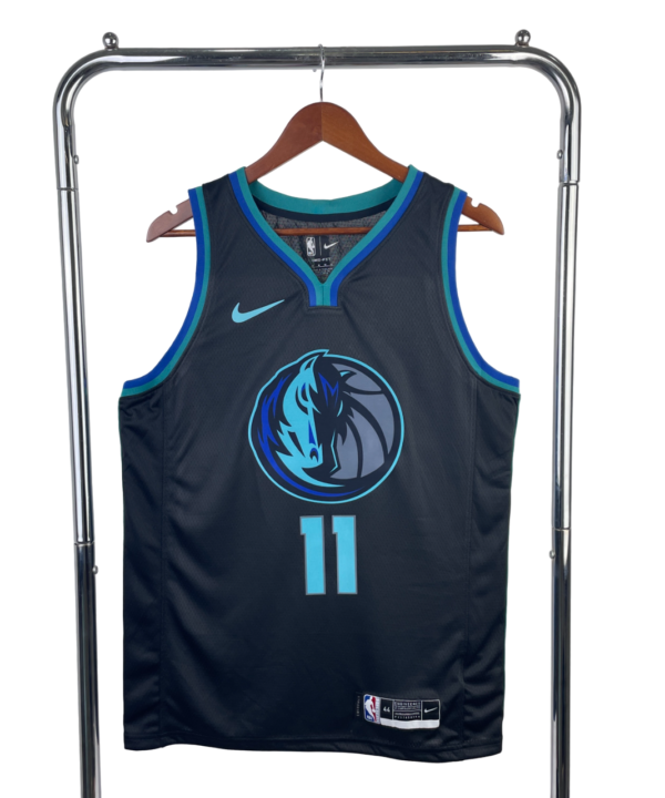 Regata NBA Dallas Mavericks City Edition Authentic Irving 11 - Preta