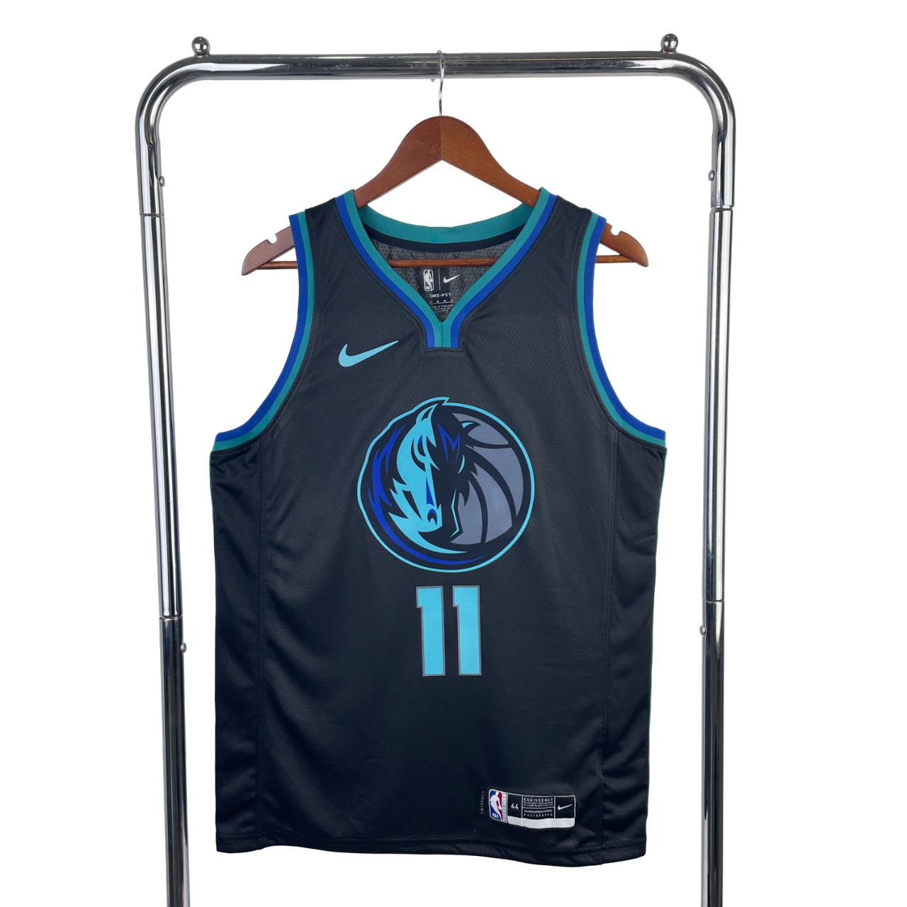 Regata NBA Dallas Mavericks City Edition Authentic Irving 11 - Preta