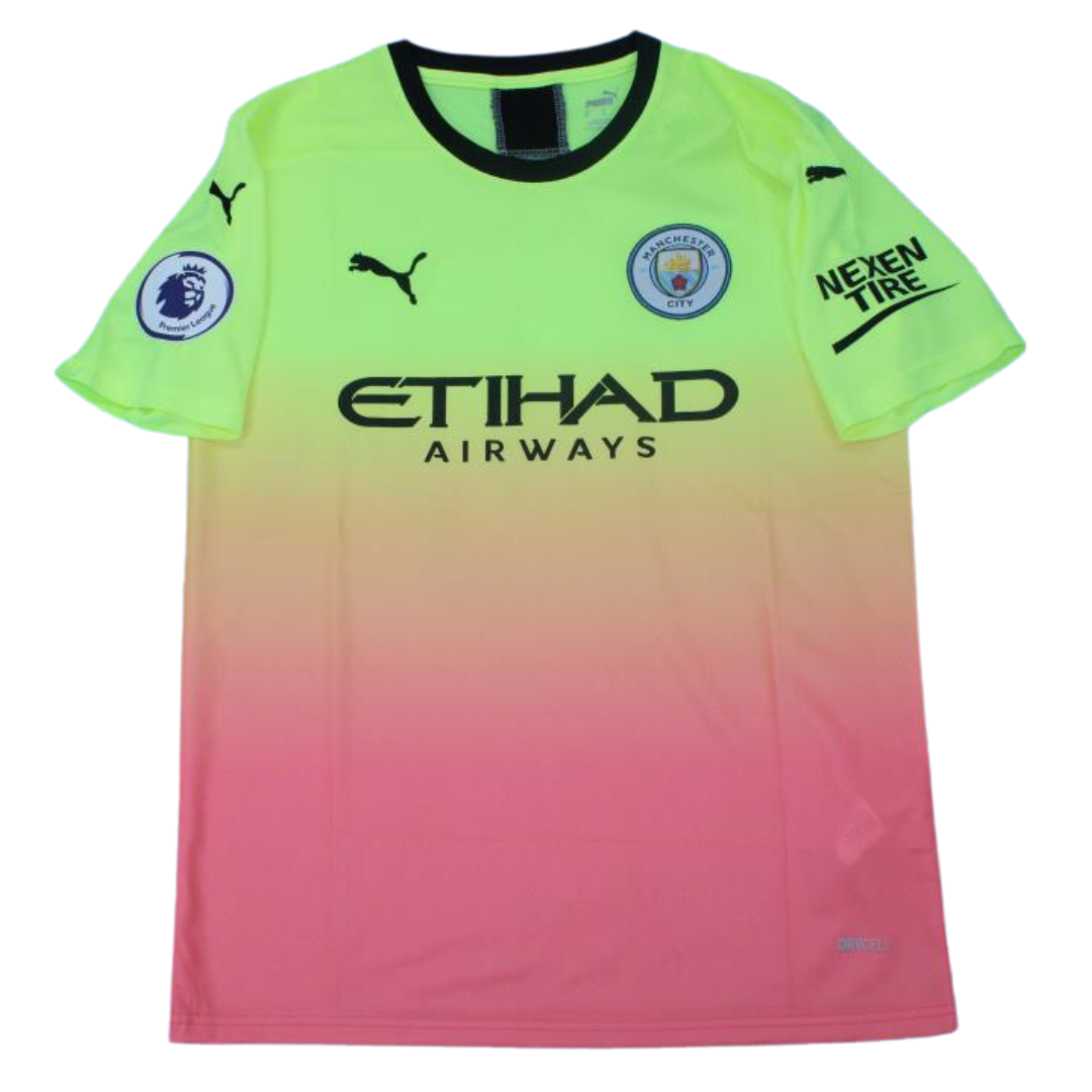 Camisa Manchester City Away 19/20 - Versão Retrô "Sane" Nº 19 - Imagem 2