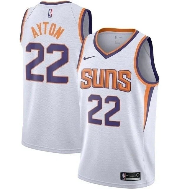 Regata NBA Phoenix Suns Authentic Ayton 22 - Branca