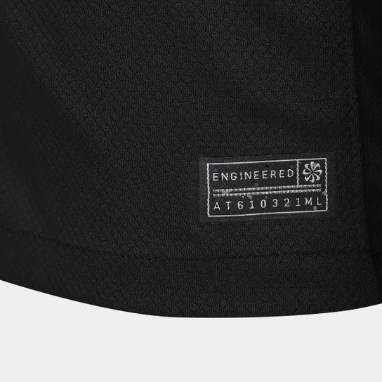 Camisa Corinthians (Total 90) III 2025 - Preta e Laranja - Masculina - Torcedor - Imagem 6