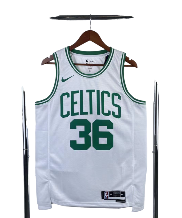 Regata NBA Boston Celtics Authentic Smart 36 - Branca