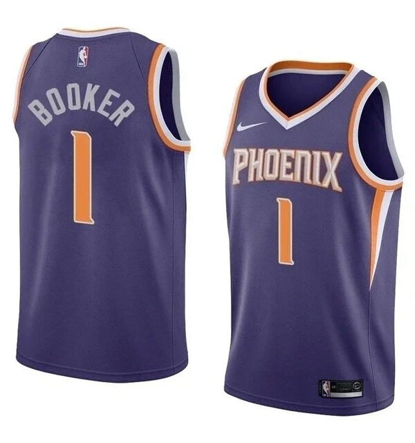 Regata NBA Phoenix Suns Authentic Brooker 1 - Azul