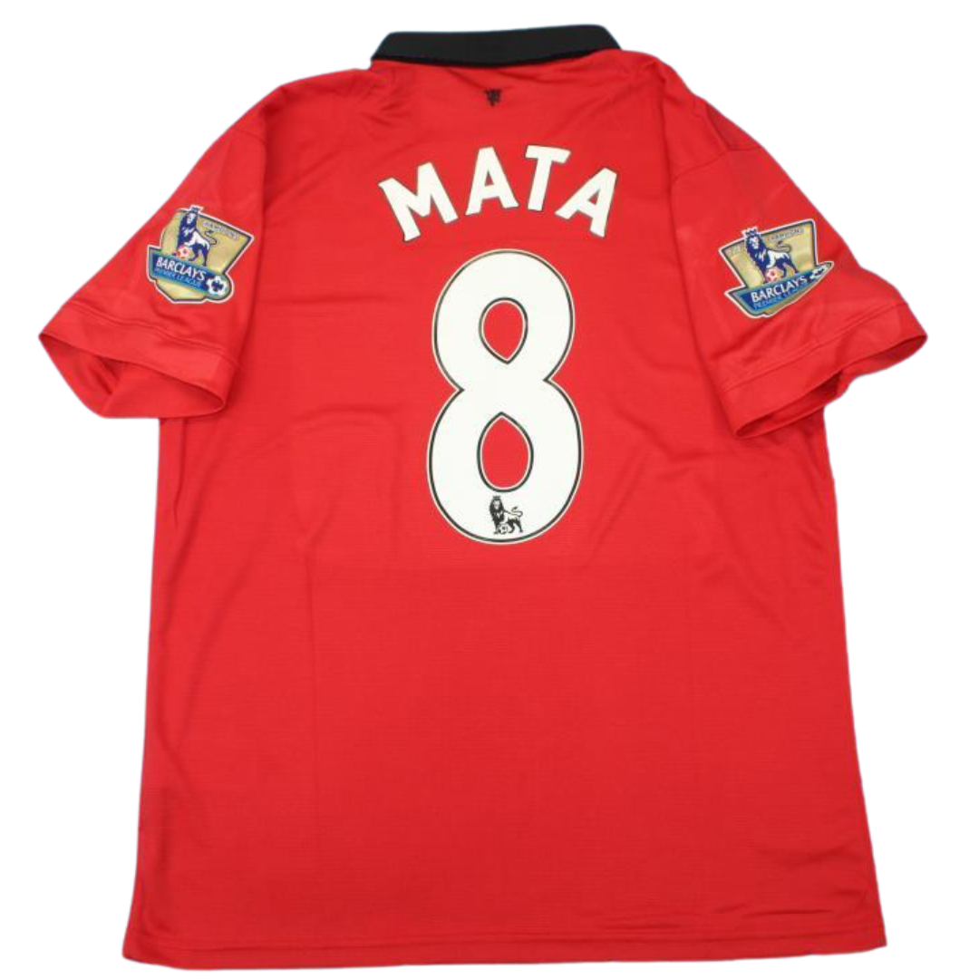 Camisa Manchester United Home 13/14 - Versão Retrô "Mata" Nº 8
