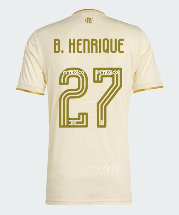 Camisa Flamengo 2025/26 III B. HENRIQUE N° 27
