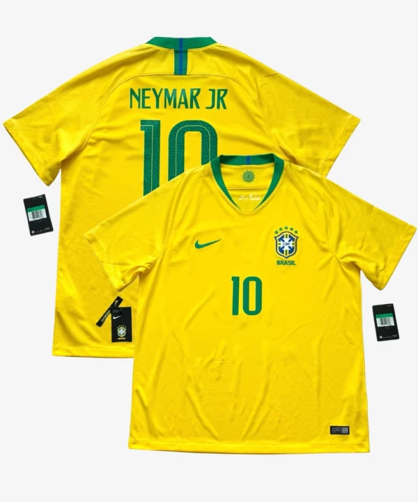 Camisa Da Seleção Brasileira 2018 Home Nº 10 Neymar -