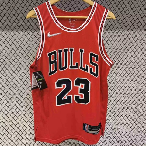 Regata NBA Chicago Bulls 75º Aniversário Authentic Jordan 23 - Vermelha