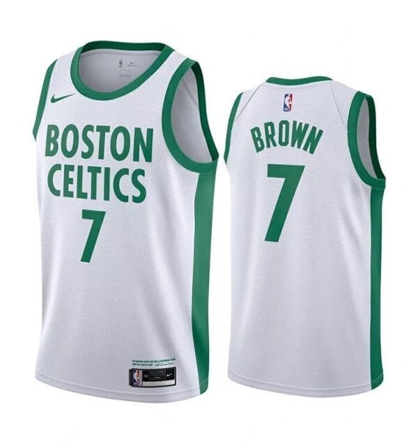 Regata NBA Boston Celtics Authentic Brown 7 - Branca e Verde