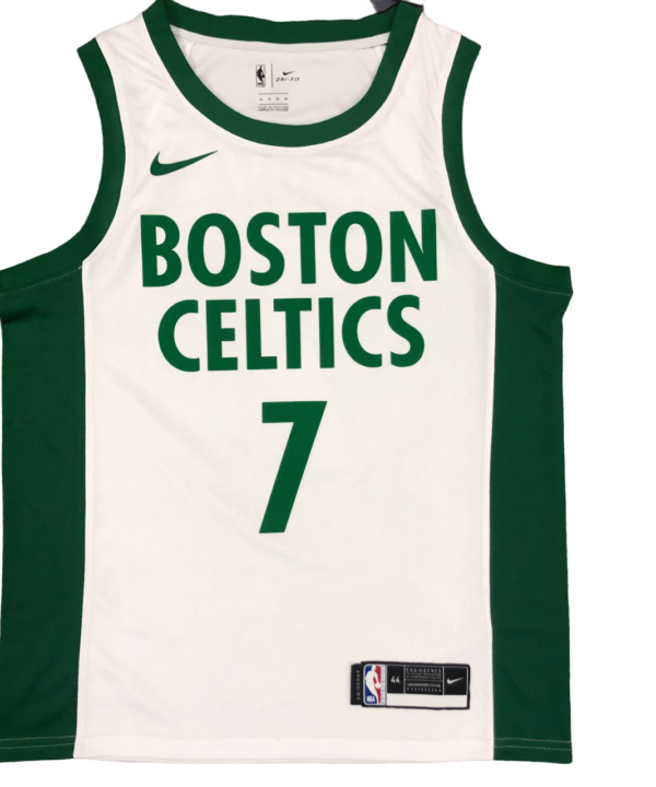 Regata NBA Boston Celtics City Edition Authentic Brown 7 - Branca