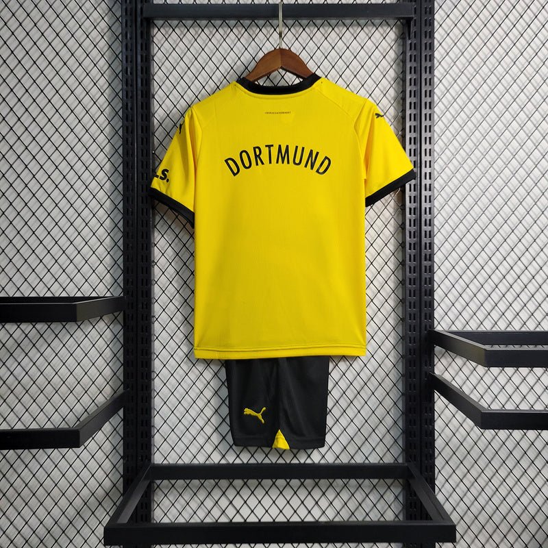 Kit Infantil Borussia Dortmund 23/24 - Amarelo/Preto - Imagem 2