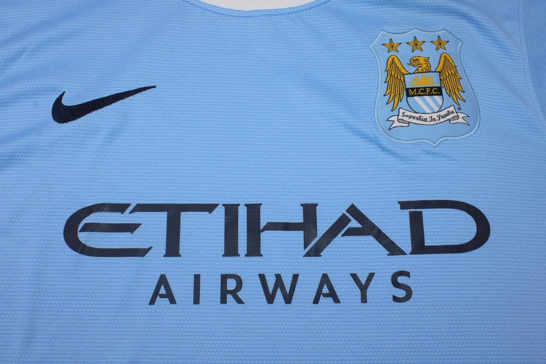 Camisa Manchester City Home 13/14 - Versão Retrô "Toure Yaya" Nº 42 - Imagem 11