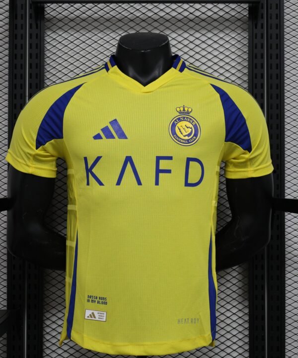 Camisa Al-Nassr Home 2024/25 Jogador Masculino - Amarela e Azul