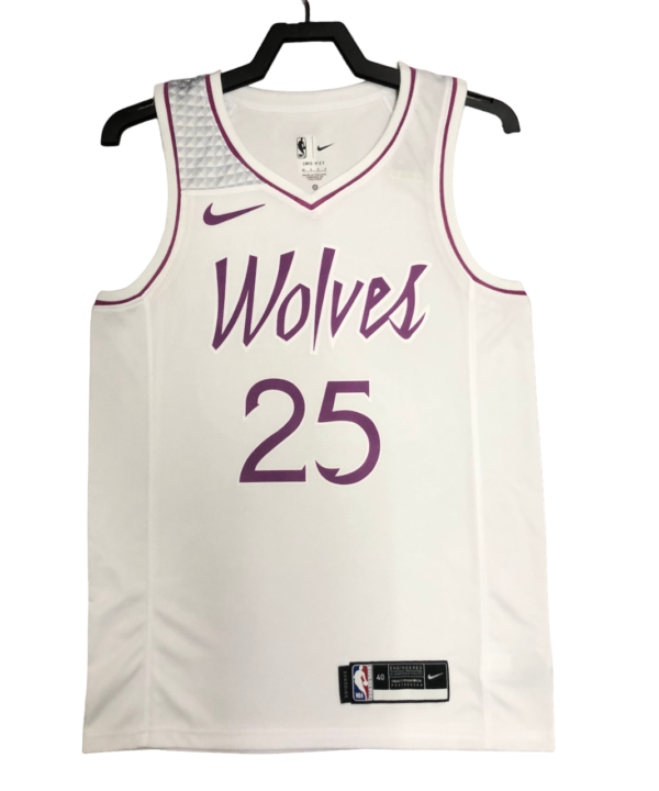 Regata NBA Minnesota Timberwolves Authentic Rose 25 - Branca