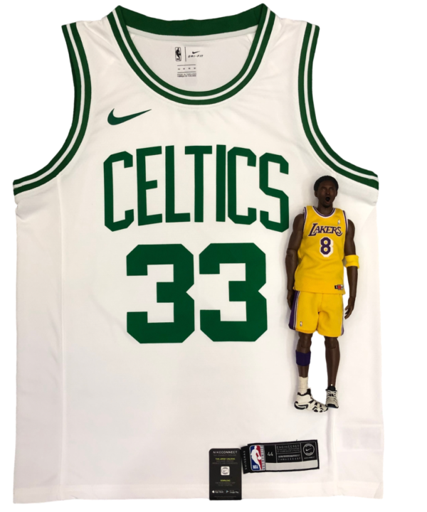 Regata NBA Boston Celtics Retrô Authentic Bird 33 - Branca