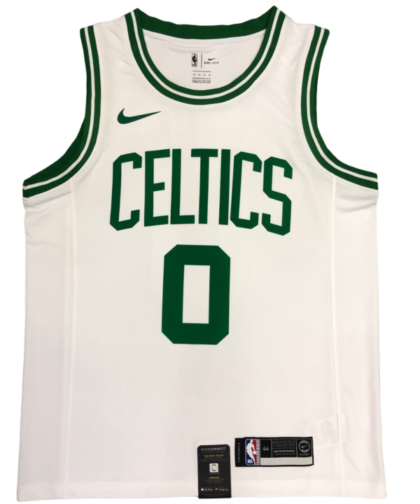 Regata NBA Boston Celtics Retrô Authentic Tatum 0 - Branca