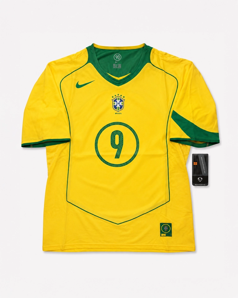 Camisa Seleção Brasileira 2004 Nº 9 Ronaldo Total 90