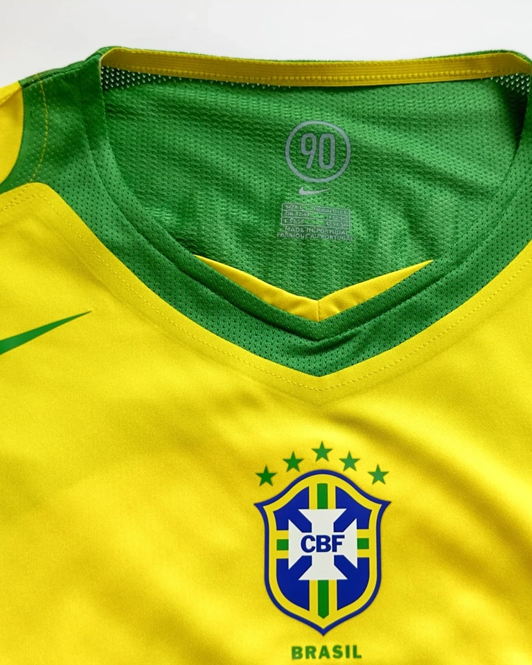 Camisa Seleção Brasileira 2004 Nº 9 Ronaldo Total 90 - Imagem 4