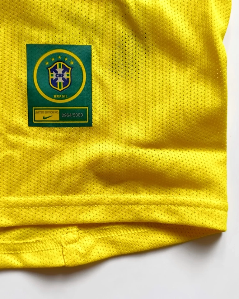 Camisa Seleção Brasileira 2004 Nº 9 Ronaldo Total 90 - Imagem 7