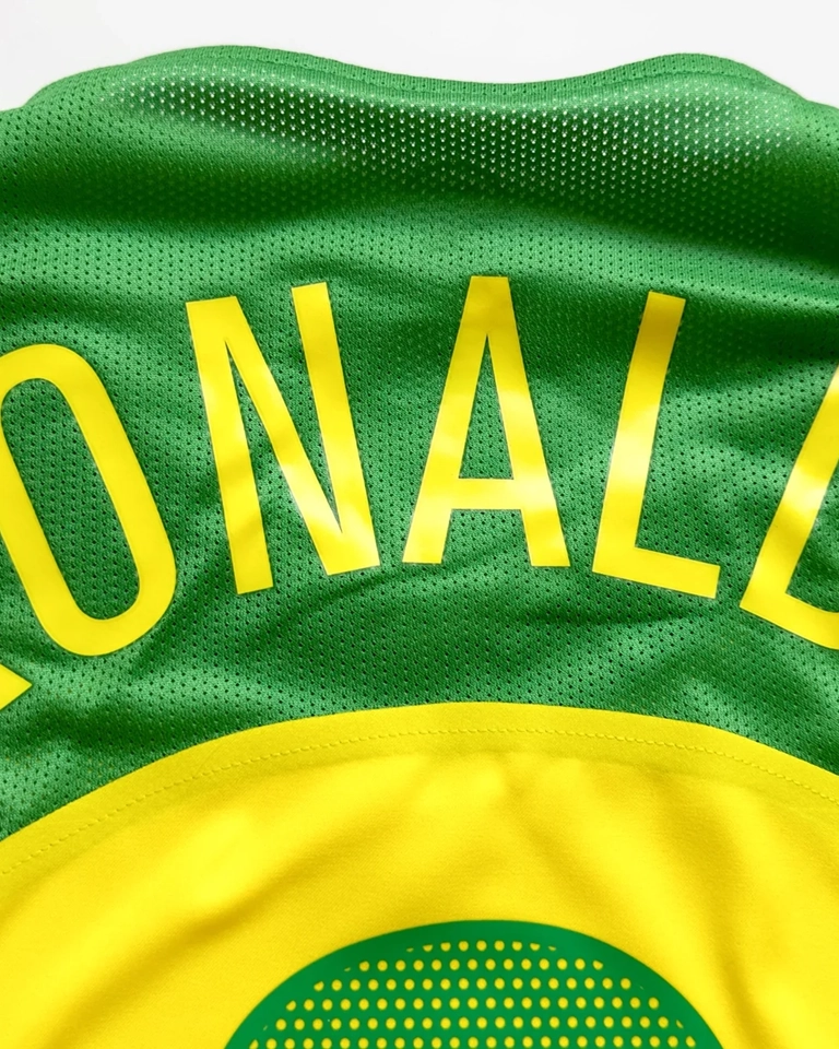 Camisa Seleção Brasileira 2004 Nº 9 Ronaldo Total 90 - Imagem 8