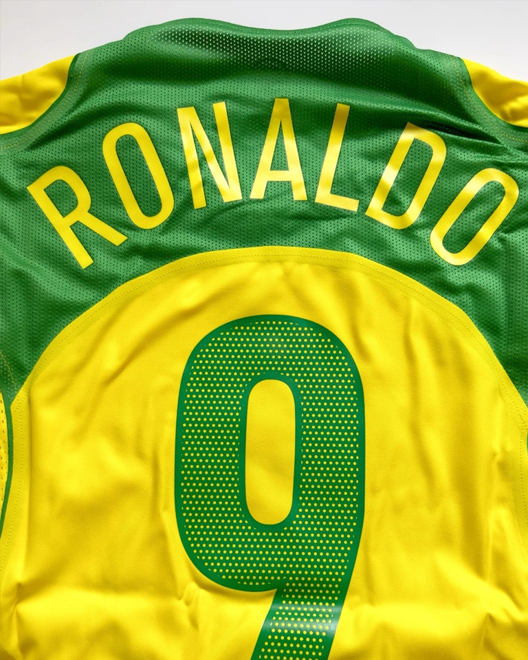 Camisa Seleção Brasileira 2004 Nº 9 Ronaldo Total 90 - Imagem 9