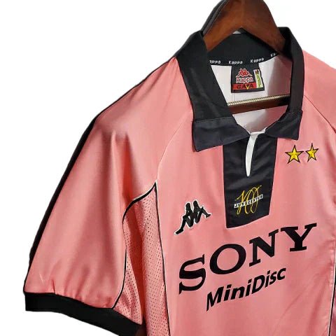 Camisa Juventus Retrô 1997/1998 Rosa - - Imagem 9