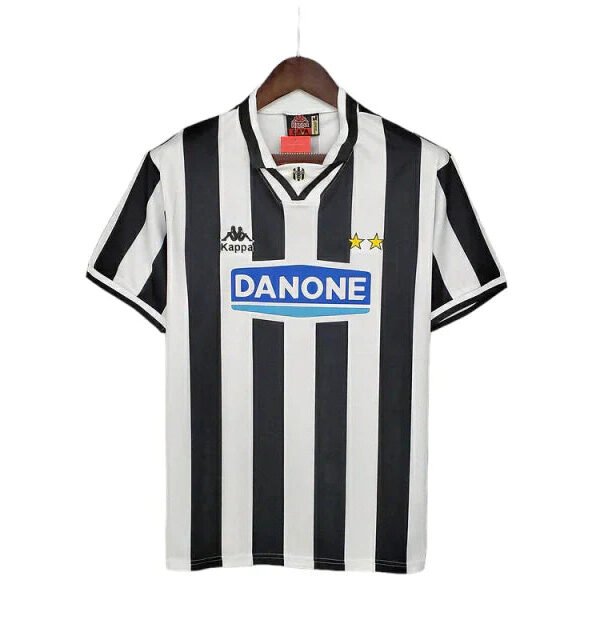 Camisa Juventus Retrô 1994/1995 Preta e Branca -