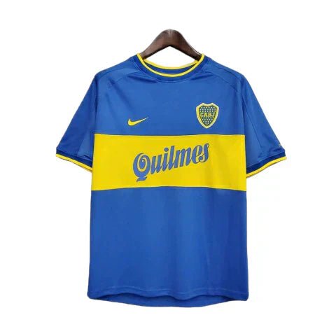 Camisa Boca Juniors Retrô 99/00 - - Azul e Amarela