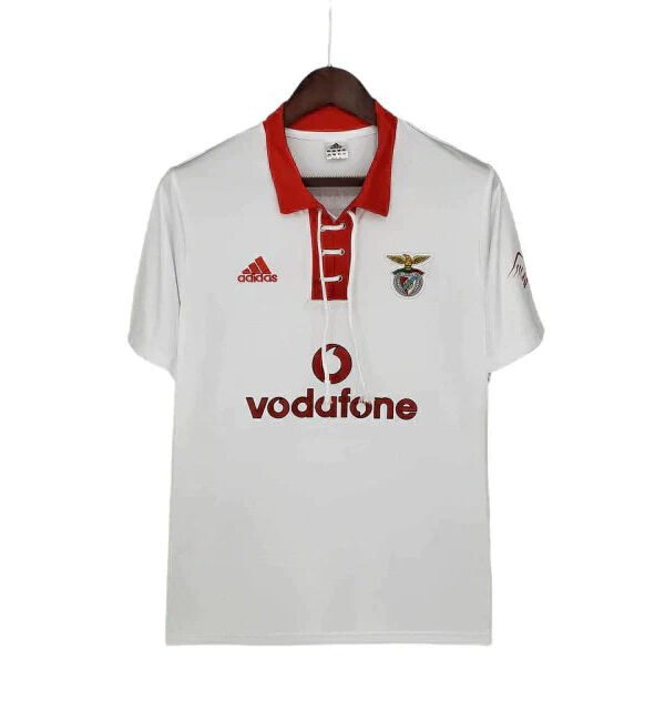 Camisa Benfica Retrô 2004/2005 Branca -