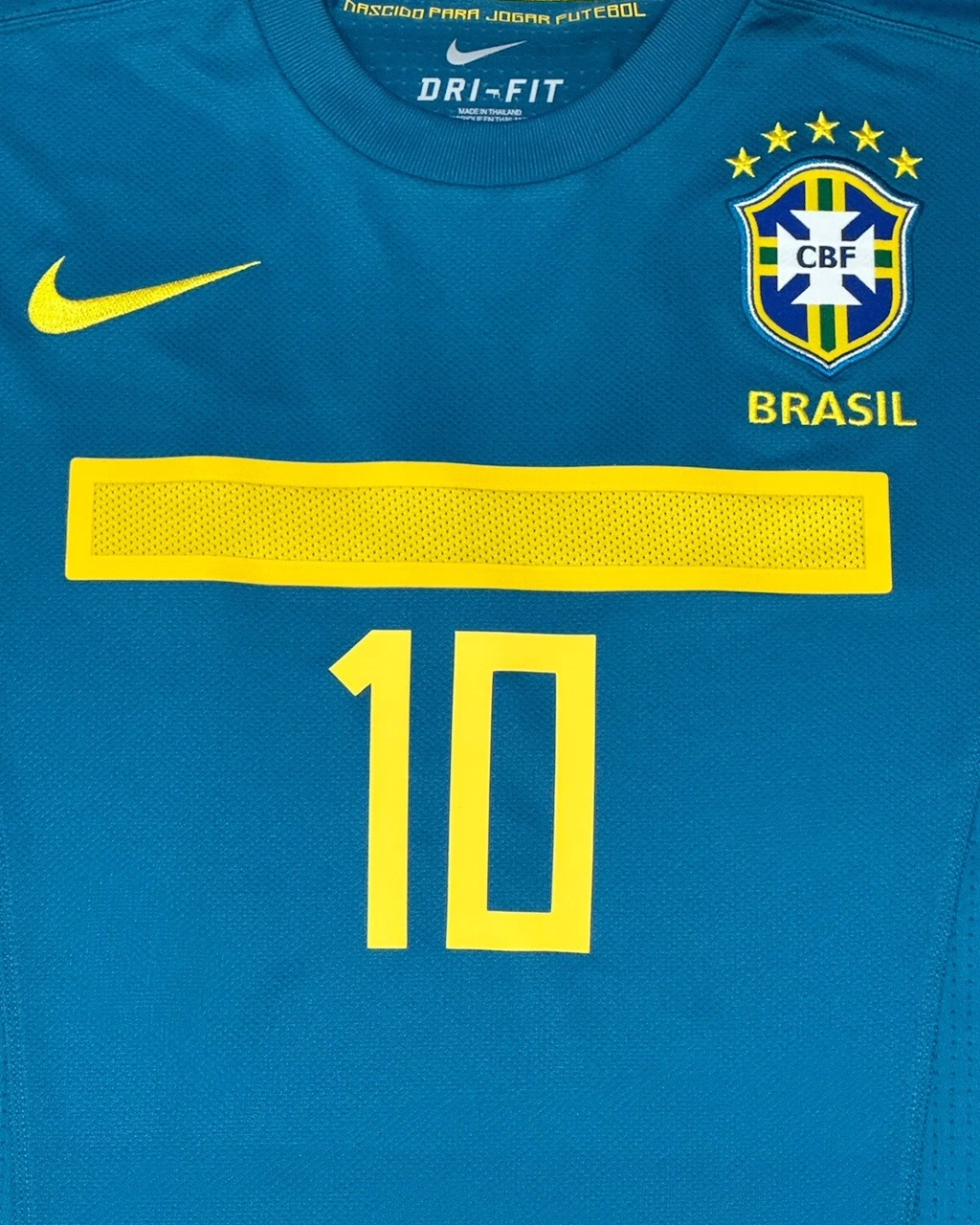 Camisa Seleção Brasileira 2011/12 Away Nº 10 Ronaldinho - Imagem 5