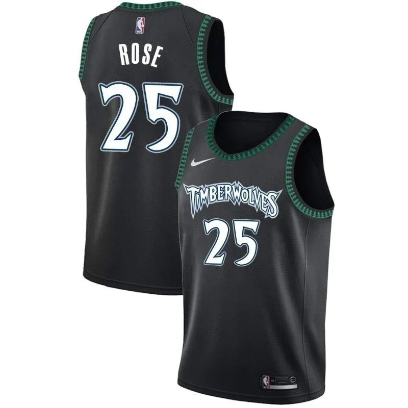 Regata NBA Minnesota Timberwolves Authentic Swingman Rose 25 - Preta