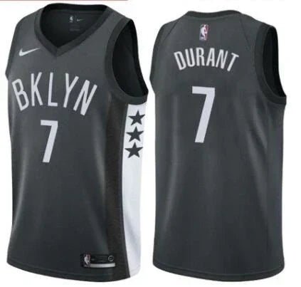 Regata NBA Brooklyn Nets Swingman Authentic Durant 7- Preta