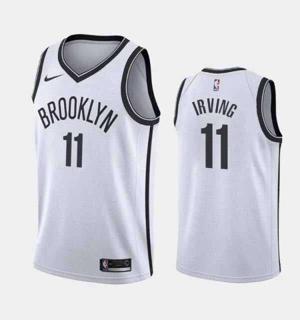 Regata NBA Brooklyn Nets Swingman Authentic Irving 11 - Branca
