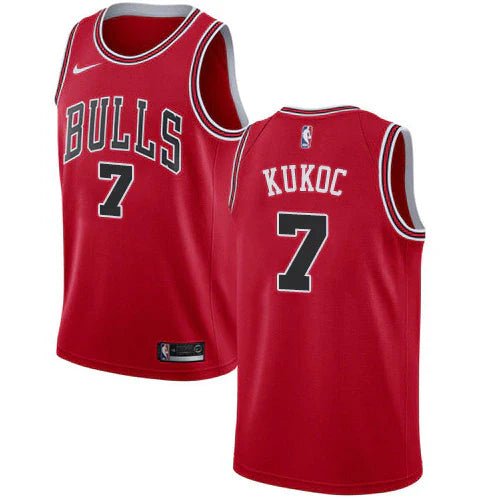 Regata NBA Chicago Bulls Authentic Kukoc 7 - Vermelha
