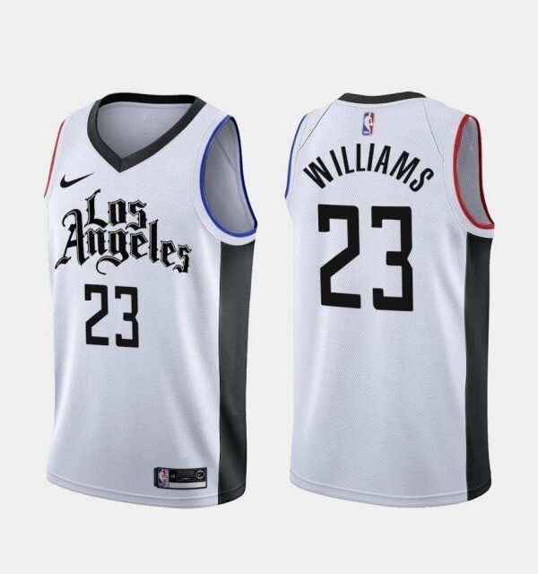 Regata NBA Los Angeles Clippers City Edition Authentic Swingman Williams 23 - Branca