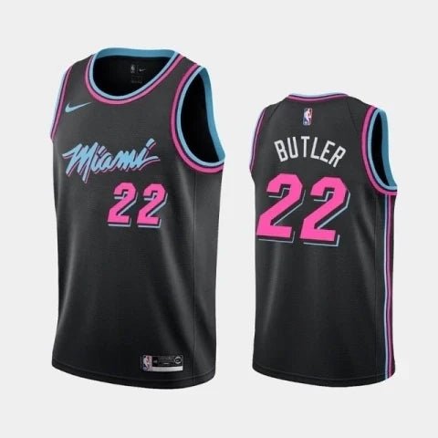 Regata NBA Miami Heat Authentic Butler 22 - Preta