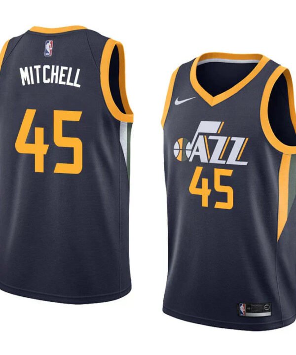 Regata NBA Utah Jazz Authentic Mitchell 45 - Azul