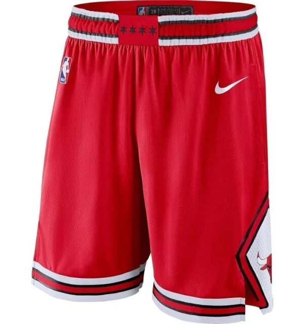 Bermuda NBA Chicago Bulls Authentic - Vermelha