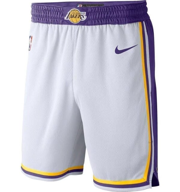 Bermuda NBA Los Angeles Lakers Authentic - Branca
