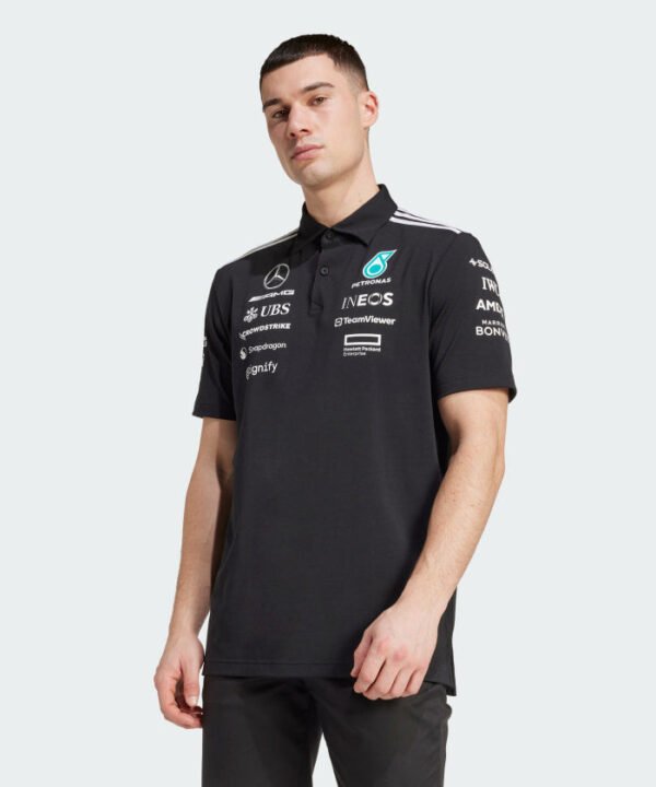 Camisa Polo Preta Mercedes - AMG Petronas Formula One Team