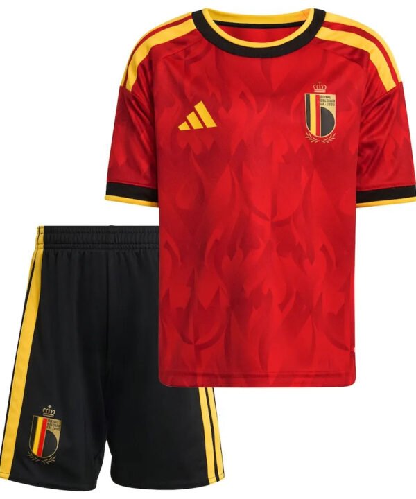 Conjunto Infantil Belgica I 2026 Copa do Mundo