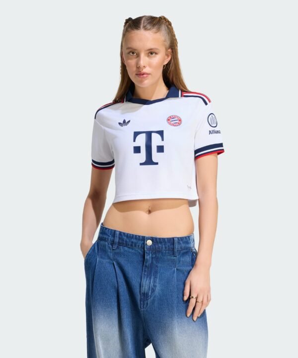 Camisa Feminina Cropped Adidas Bayern de Munique 2026/27 II