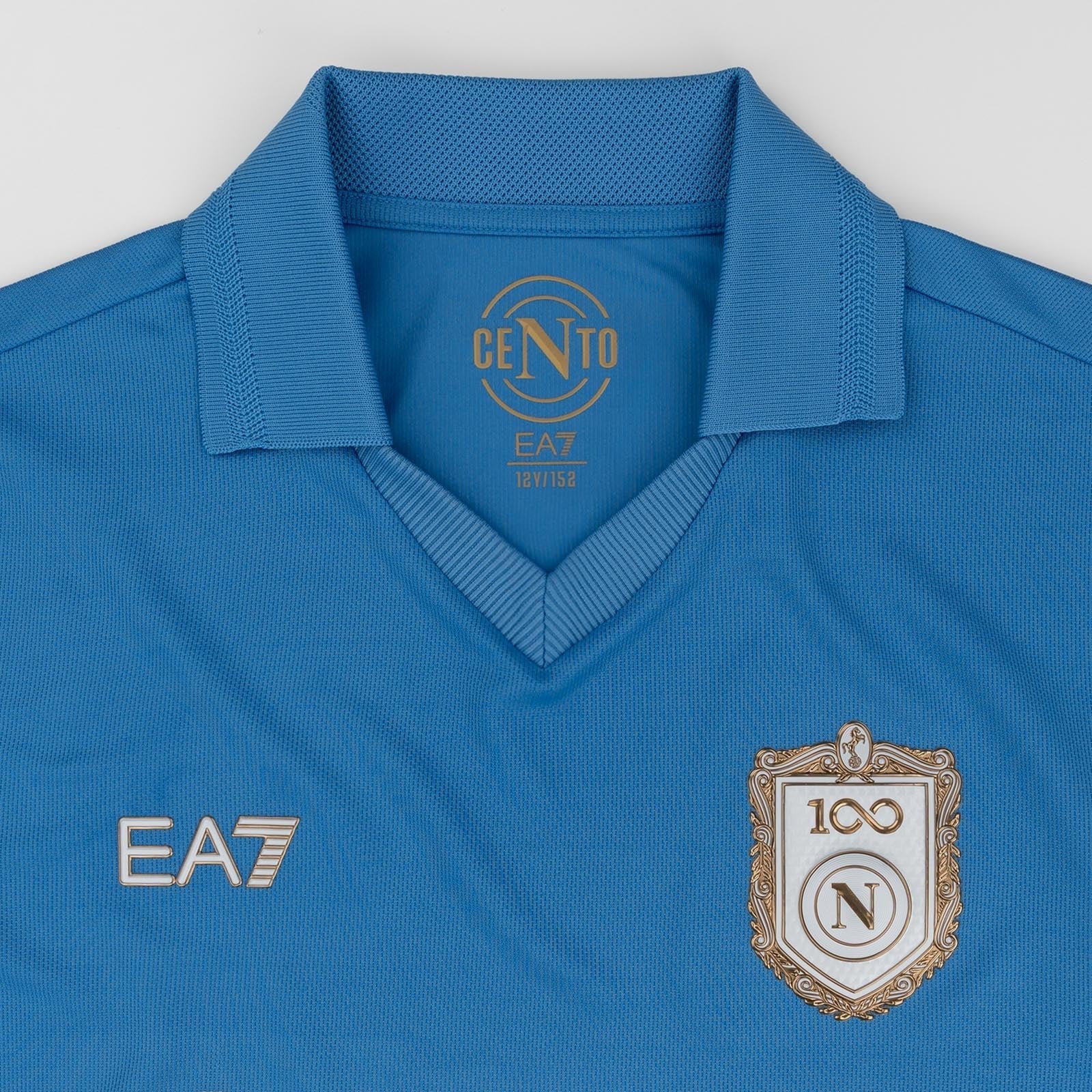 Camisa Infantil EA7 Napoli 2026/27 I Jogador - Imagem 6
