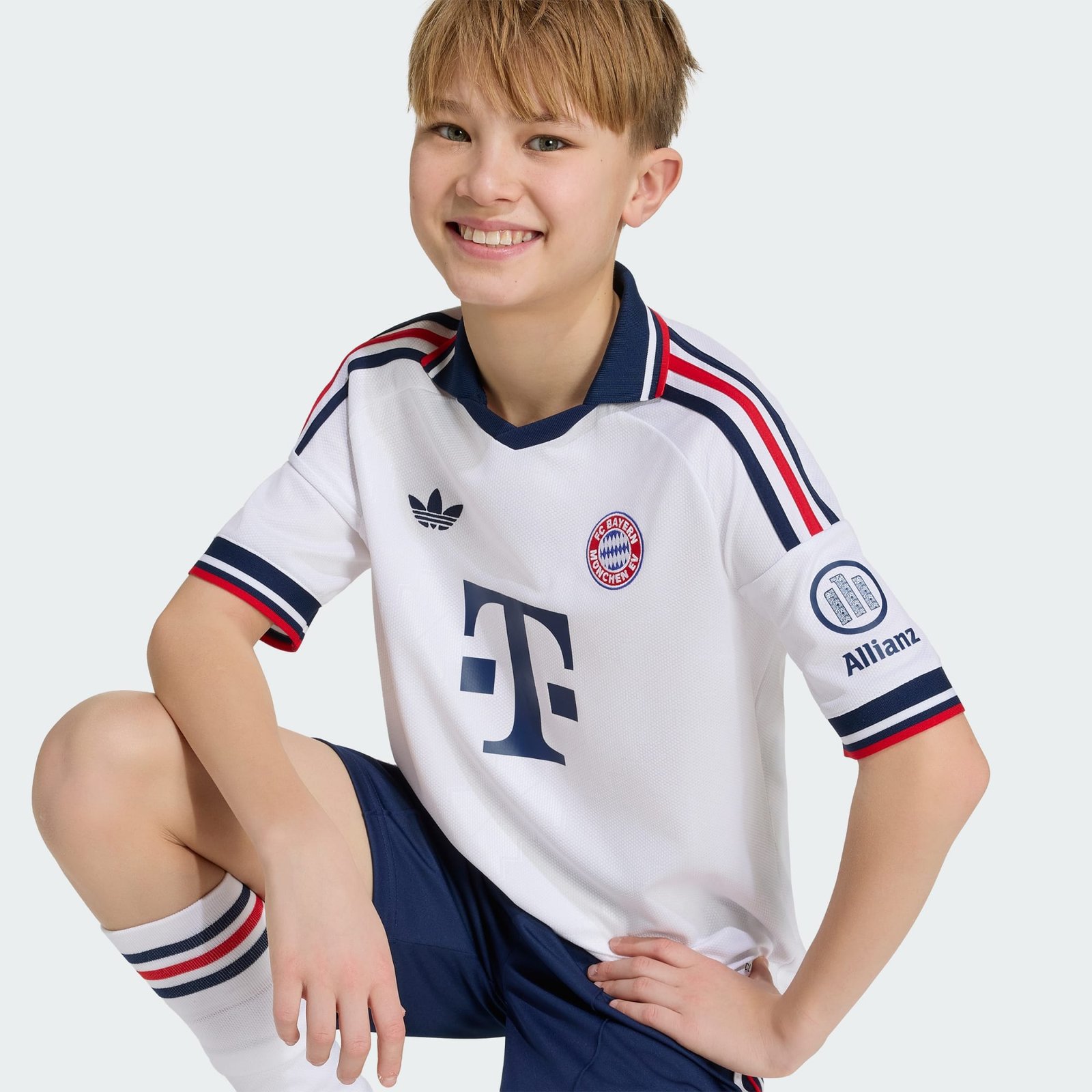 Conjunto Infantil Adidas Bayern de Munique 2026/27 II - Imagem 8