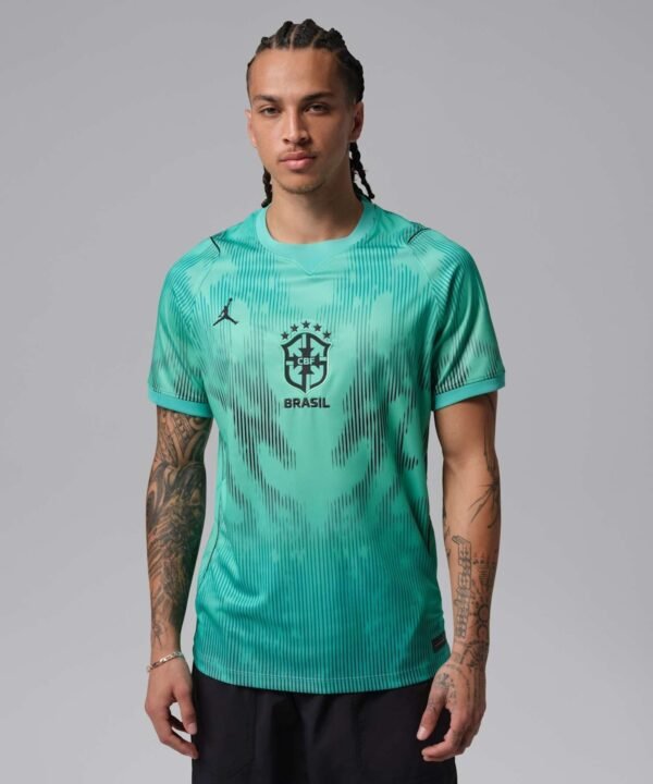 Camisa de Goleiro Brasil Jordan 2026/27 Torcedor Pro Masculina