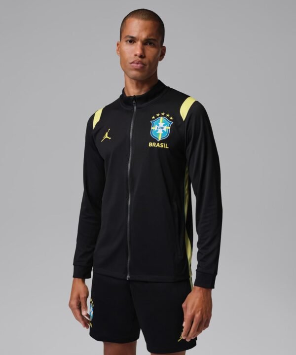 Jaqueta Brasil Jordan Academy Pro 2026 Treino Masculina